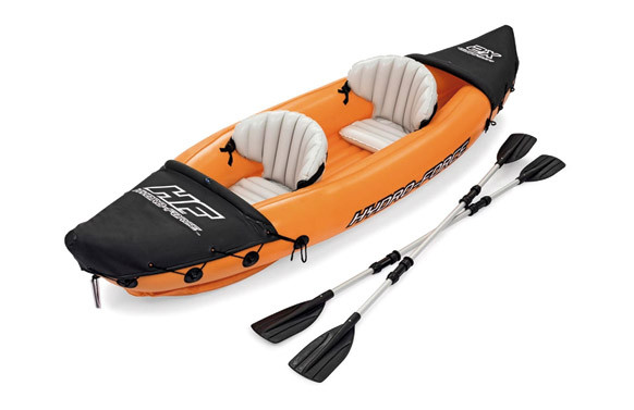 KAYAK DOBLE INFLABLE LITE-RAPID CON 2 REMOS 321 X 88 X 42 CM