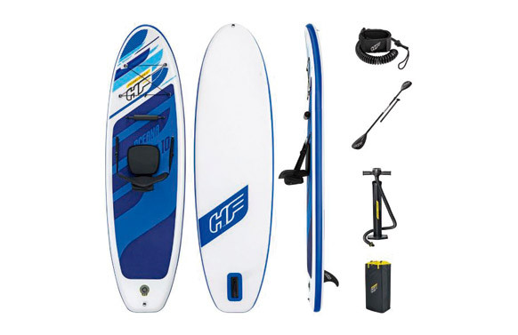 TABLA PADDLE SURF INFLABLE OCEANA CONVERTIBLE CON REMO LARGO 305 X 84 X 12 CM
