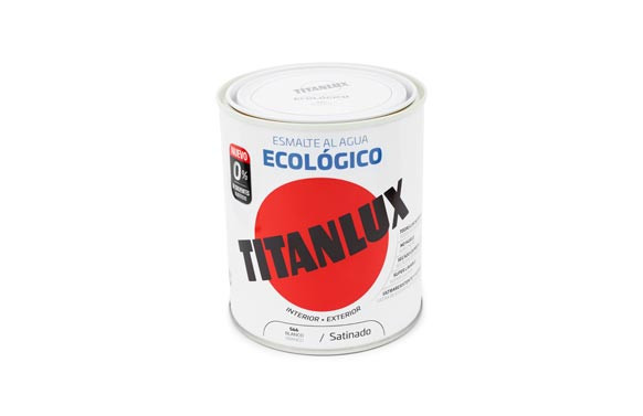 ESMALTE ECOLOGICO AL AGUA SATINADO 250 ML BLANCO