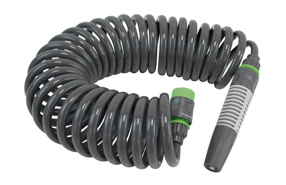 MANGUERA ESPIRAL FLEXIBLE CON LANZA Ø 9,5 MM 8 MT