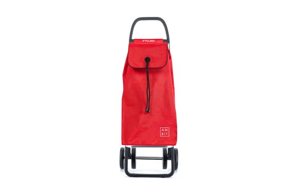 CARRO COMPRA LOGIC DOS + 2 DOBLE PLEGADO ROJO