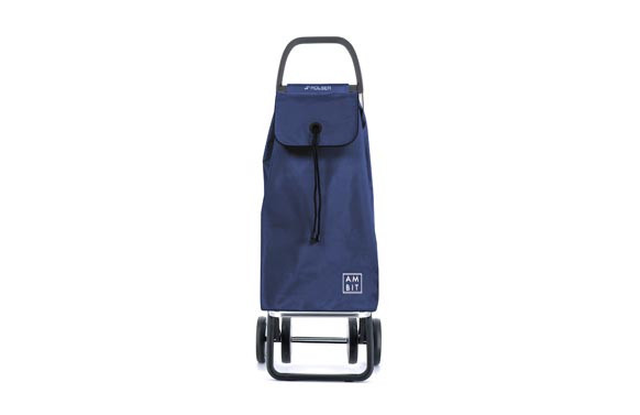 CARRO COMPRA LOGIC DOS + 2 DOBLE PLEGADO AZUL KLEIN