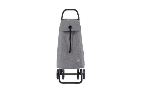 CARRO COMPRA LOGIC DOS + 2 DOBLE PLEGADO GRIS TWEED
