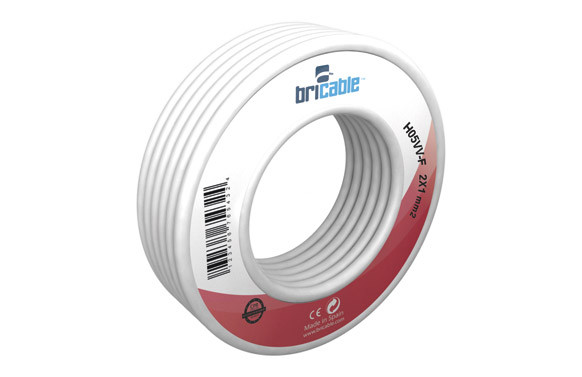 CABLE MANGUERA REDONDA 2 X 1,5 MM BLANCO 5 M