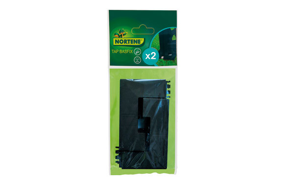 TAPA EMBELLECEDORA TAP BASFIX 2 UDS 12,5 X 12,5 X 2 CM ANTRACITA
