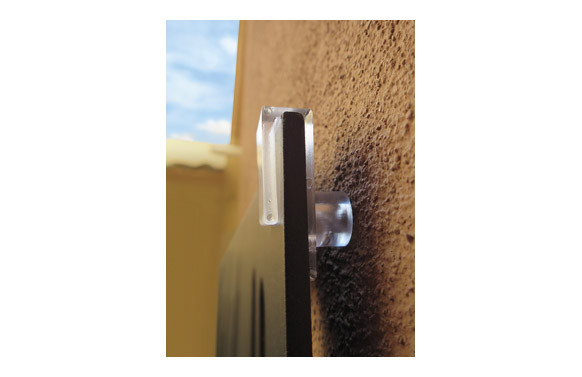 SEPARADOR DE PARED PANELES WALLFIX 4 UDS 4,2 X 1,7 X 2,3CM TRANSPARENTE