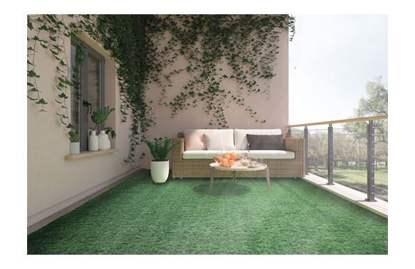 CESPED ARTIFICIAL MOQUETA 15 MM 2 X 5 M