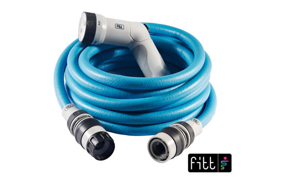 MANGUERA EXTENSIBLE IKON AZUL 10 M CON ACCESORIOS