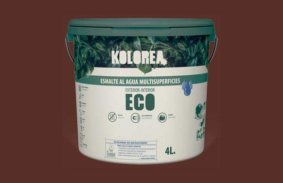 ESMALTE AL AGUA ECO SATINADO 250 ML TABACO