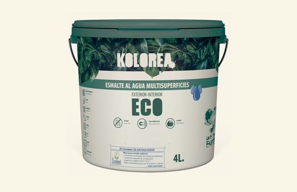 ESMALTE AL AGUA ECO SATINADO 750 ML BLANCO ROTO