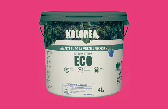ESMALTE AL AGUA ECO SATINADO 750 ML FUCSIA