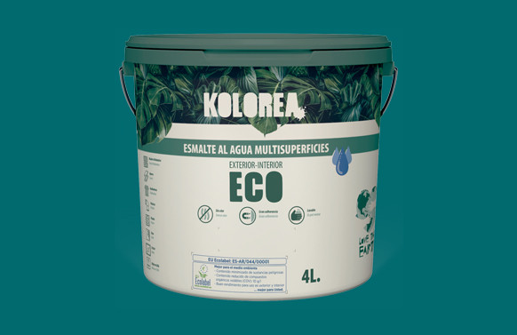 ESMALTE AL AGUA ECO SATINADO 250 ML VERDE JADE