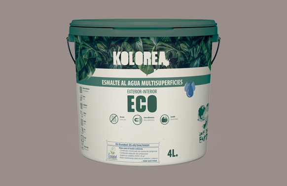 ESMALTE AL AGUA ECO SATINADO 250 ML MOKA