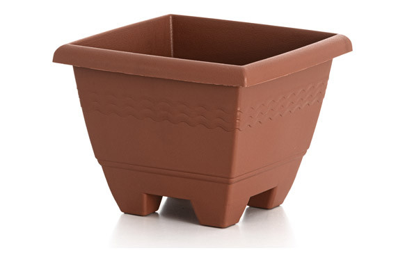 MACETA CUADRADA GARDENIA 26 X 26 X 21 CM