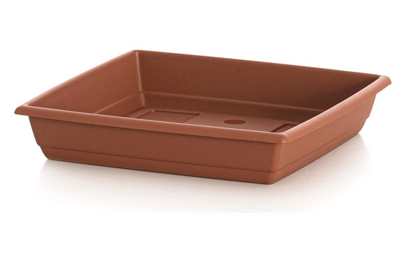 PLATO CUADRADO GARDENIA 25 X 25 CM
