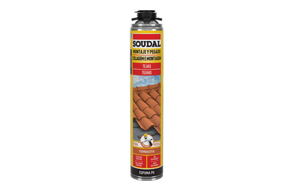 ESPUMA POLIURETANO TEJAS PISTOLA 750 ML TERRACOTA