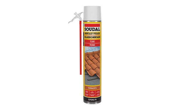 ESPUMA POLIURETANO TEJAS CANULA 750 ML TERRACOTA