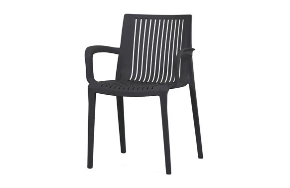 SILLA POLIPROPILENO DALLAS ANTRACITA