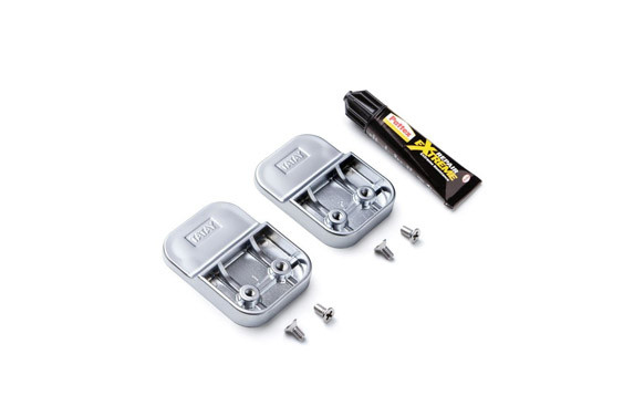 SOPORTES ADHESIVOS GLUE&FIX FLAT CROM