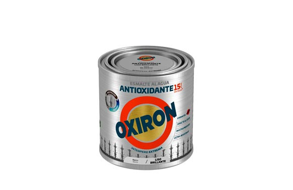 ESMALTE ANTIOXIDANTE AGUA OXIRON LISO BRILLANTE 250 ML BLANCO