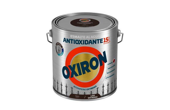 ESMALTE ANTIOXIDANTE AGUA OXIRON LISO SATINADO 2,5 L TABACO
