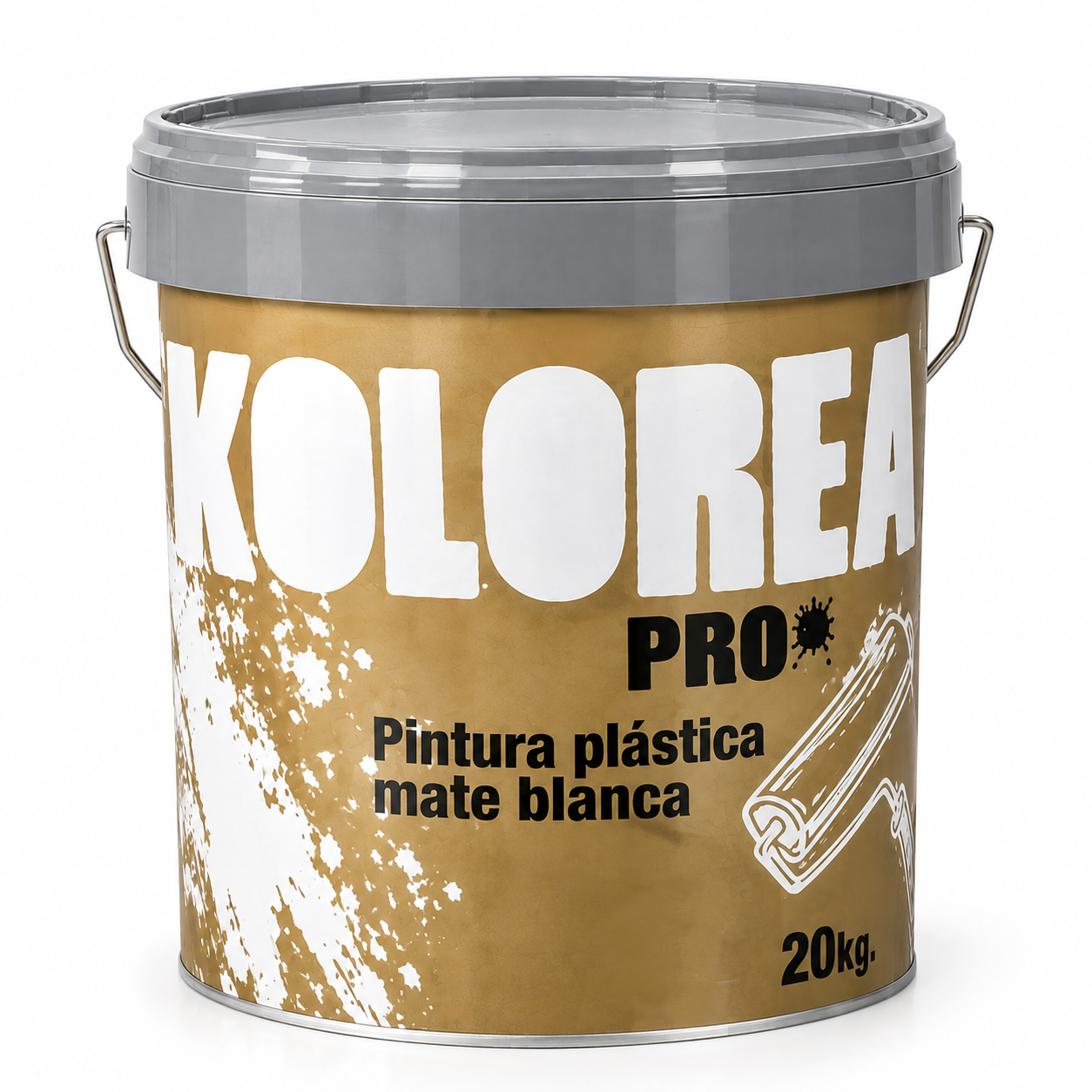 PINTURA PLASTICA EXTERIOR INTERIOR PRO MATE 20 KG BLANCO