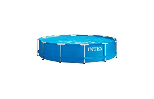 PISCINA REDONDA TUBULAR METAL FRAME CON BOMBA Ø 366 X 76 CM