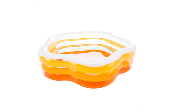 PISCINA HINCHABLE INFANTIL TRANSPARENTE 460 L 185 X 180 X 53 CM