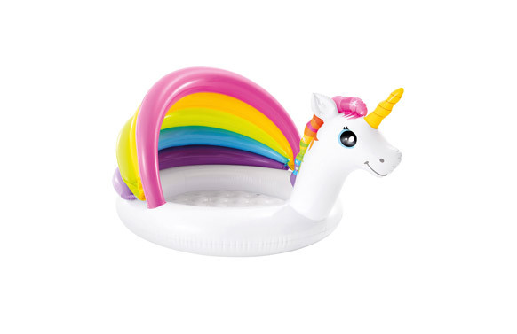 PISCINA HINCHABLE INFANTIL UNICORNIO 127 X 102 X 69 CM