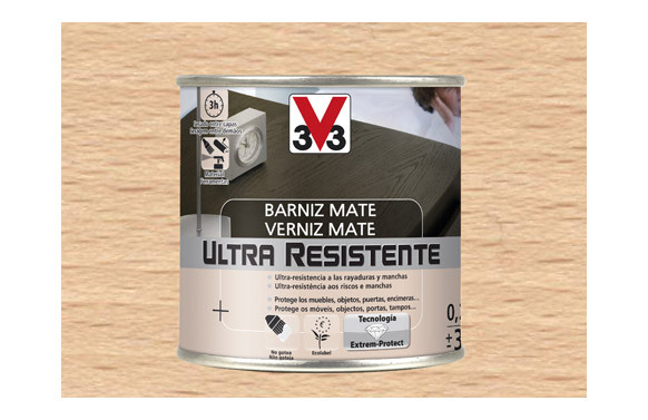 BARNIZ INTERIOR ULTRA RESISTENTE MATE 250 ML INCOLORO
