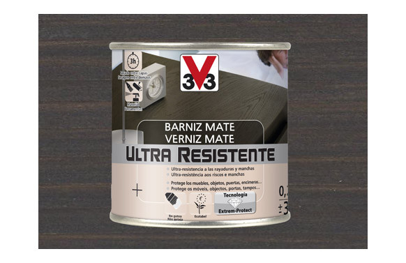 BARNIZ INTERIOR ULTRA RESISTENTE MATE 250 ML WENGUE