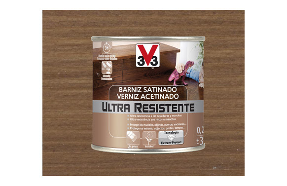 BARNIZ INTERIOR ULTRA RESISTENTE SATINADO 250 ML NOGAL