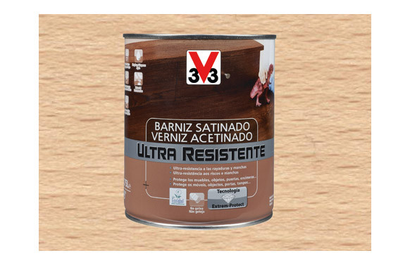 BARNIZ INTERIOR ULTRA RESISTENTE SATINADO 750 ML INCOLORO