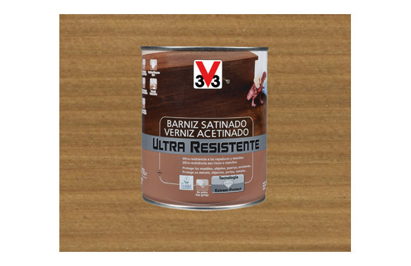 BARNIZ INTERIOR ULTRA RESISTENTE SATINADO 750 ML ROBLE OSCURO
