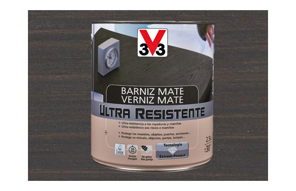 BARNIZ INTERIOR ULTRA RESISTENTE MATE 750 ML WENGUE