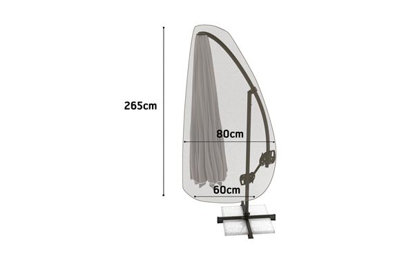 FUNDA PARASOL EXCENTRICO VISON 265 X 80 X 60 CM
