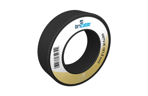 CABLE UNIPOLAR FLEXIBLE 1 X 1,5 MM NEGRO 10 M
