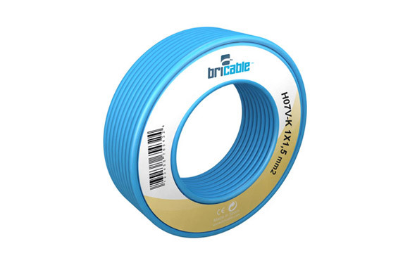 CABLE UNIPOLAR FLEXIBLE 1 X 2,5 MM AZUL 10 M