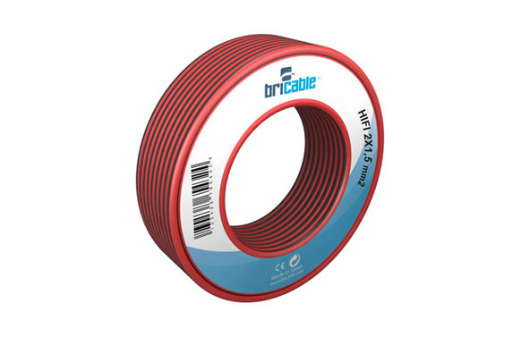 CABLE PARALELO AUDIO 2 X 0,75 MM ROJO-NEGRO 10 M