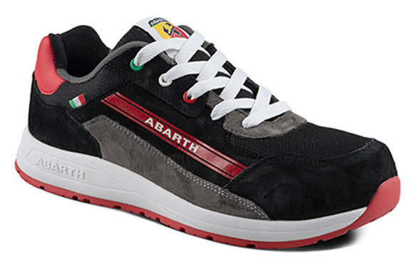 ZAPATO ABARTH 595 S3 NEGRO ROJO T 41
