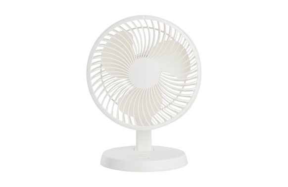 VENTILADOR SOBREMESA 5 W - Ø 17 CM - BLANCO