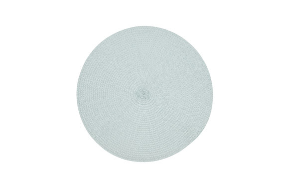 MANTEL INDIVIDUAL Ø38 CM - AZUL TURQUESA