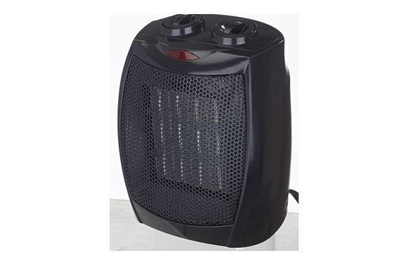 TERMOVENTILADOR CERAMICO ANTIVUELCO 750/1500W NEGRO