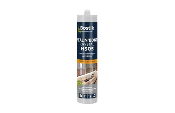 ADHESIVO DE MONTAJE H505 SEAL N BOND CRYSTAL 290 ML TRANSPARENTE