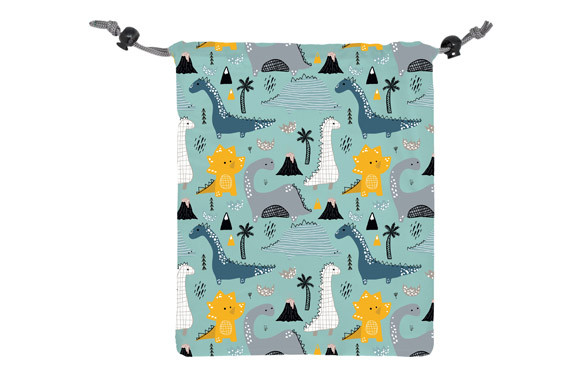 BOLSA PORTA ALIMENTOS INFANTIL DINOS