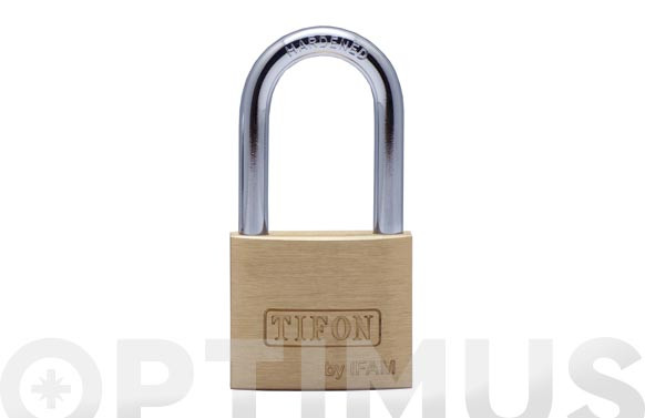 CANDADO LATON TIFON ARCO LARGO 30 MM LLAVES IGUALES N301