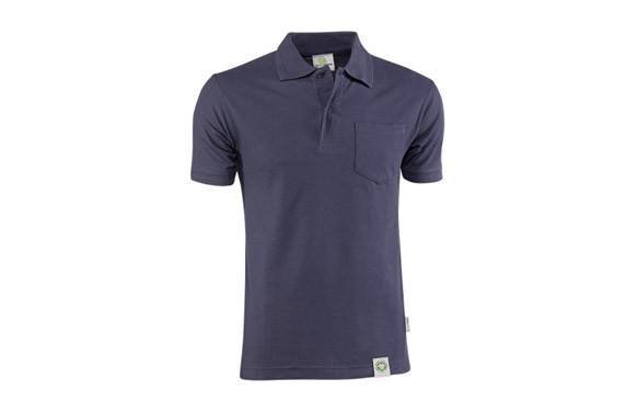 POLO ALGODON ORGANICO MARINO T L