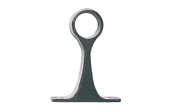 SOPORTE CENTRAL PARA TUBO DE ARMARIO REDONDO 12MM NIQUEL