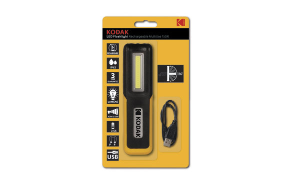LINTERNA RECARGABLE MULTIUSOS 150R 150 + 60 LM 3 W