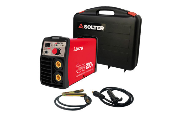 SOLDADOR INVERTER CORE 200 DI CON PINZAS Y MALETIN